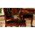 Classic style wooden leather dining chair,luxury dining chair