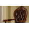Classic style wooden leather dining chair,luxury dining chair