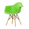 wood legs for lotus shaped plastic seats garden chairs