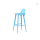 Hot Selling Of Square Low Back Plastic Living Room Chair