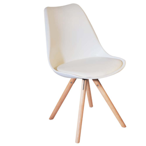 Nordic style hot selling wooden legs plastic chairs