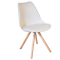 Nordic style hot selling wooden legs plastic chairs