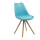 Nordic style hot selling wooden legs plastic chairs