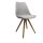 Nordic style hot selling wooden legs plastic chairs