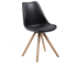 Nordic style hot selling wooden legs plastic chairs