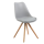 Nordic style hot selling wooden legs plastic chairs