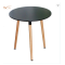Wooden Leisure Round Dining Table Assembly Coffee Table