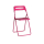 Hot selling metal backrest chair folding training chair
