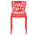 Chair with hollow outdoor stackable chair leisure dining chair