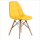 Leisure plastic Garden Chair With Solid Wood Legs Modern Chair