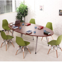 Aluminium alloy leg meeting table wooden small meeting table