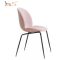Modern Style Beautiful Leisure Chair Comfortable Cotton And Linen Fabric Chair Coffee Dining Chairs