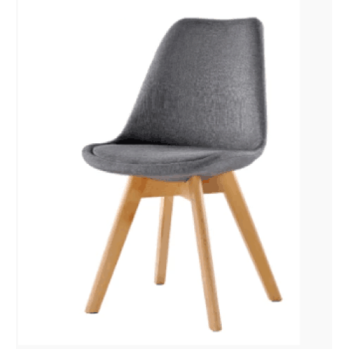 Top Leisure Chair Wooden Legs Dining Chair With Fabric cover Coffee Chairs
