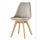 Top Leisure Chair Wooden Legs Dining Chair With Fabric cover Coffee Chairs