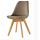 Top Leisure Chair Wooden Legs Dining Chair With Fabric cover Coffee Chairs