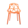 Modern Livingroom PP Chair Furniture Colorful Plastic Dining Chair