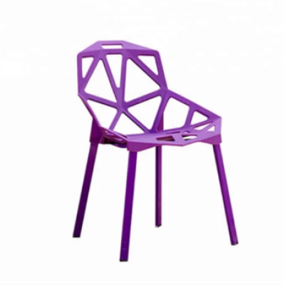 Modern Livingroom PP Chair Furniture Colorful Plastic Dining Chair
