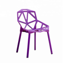 Modern Livingroom PP Chair Furniture Colorful Plastic Dining Chair