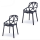 Modern Livingroom PP Chair Furniture Colorful Plastic Dining Chair