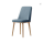 New Design Fabric Chair Living Room Chairs Wood Legs