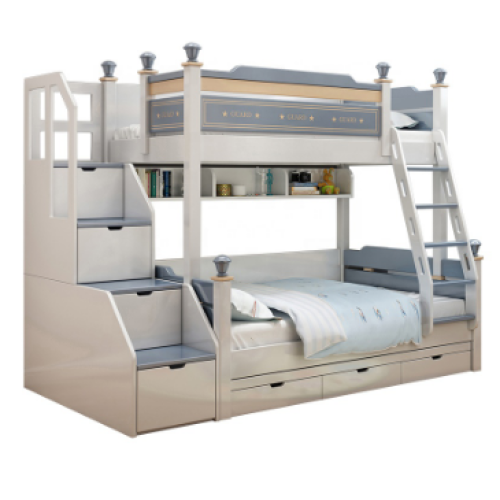 kids children modern solid bunk bed singe be
