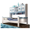 Colorful Princess Kids Bedroom Furniture Girls and Boys Bed with Bookshelf