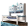 Colorful Princess Kids Bedroom Furniture Girls and Boys Bed with Bookshelf