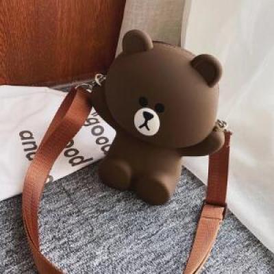 Cute Bear Shape Women Cross Shoulder Bag