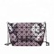 Wholesale Woman Style Cream PU Leather Geometric Shoulder Chain Bag Handbag