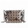 Wholesale Woman Style Cream PU Leather Geometric Shoulder Chain Bag Handbag