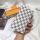 Black and White Plaid Women Wallet