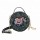 Carton Pattern Crossbody Handbags Round Pu Leather Shoulder Bags
