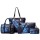 Women Tote Bags 6pcs Women Handbag
