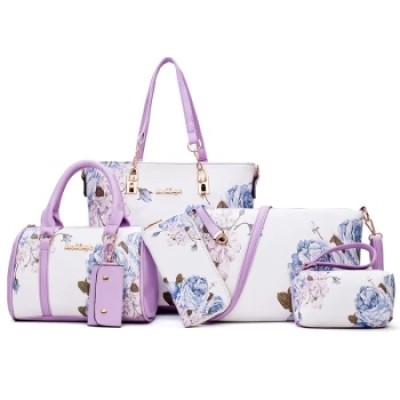 Women Tote Bags 6pcs Women Handbag