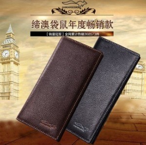the 2019 New Custom Wallet, Men's Long Wallet, Leather Handbag