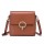 New Style Bag Ring Lock Small Ck Diagonal Span Single Shoulder Fashion Versatile Leather Bag