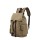 China Factory Custom Vintage Canvas Back Pack Male Rucksack Hipster Backpack Duffel Bag Leather and Canvas Backpack