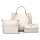 PU Leather Ladies Handbags 4 Pieces Set Women Bag for Work Made in China