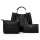 PU Leather Ladies Handbags 4 Pieces Set Women Bag for Work Made in China