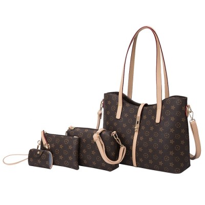 WHS Elegance custom tote bag printing handbags 4 set for women