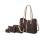 WHS Elegance custom tote bag printing handbags 4 set for women