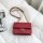 Snap-fastener Chain Decoration Women Rectangular Shoulder Bag