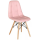 Pu leather wooden legs dining room chair