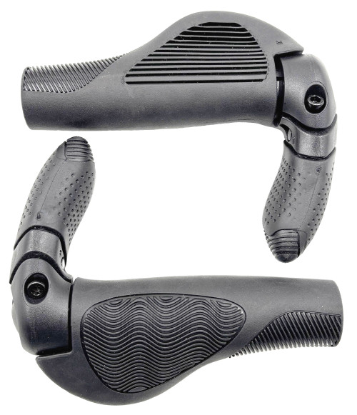 Bike Grips Integrated Bar End PP Inner Tube TPE Soft Rubber Anti-Slip Hand Rest MTB Flat Bar Road City Folding Bike Grip  Bicycle Grip