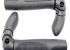 Bike Grips Integrated Bar End PP Inner Tube TPE Soft Rubber Anti-Slip Hand Rest MTB Flat Bar Road City Folding Bike Grip Bicycle Grip