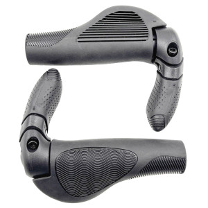 Bike Grips Integrated Bar End PP Inner Tube TPE Soft Rubber Anti-Slip Hand Rest MTB Flat Bar Road City Folding Bike Grip Bicycle Grip
