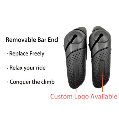 Bike Grips Integrated Bar End PP Inner Tube TPE Soft Rubber Anti-Slip Hand Rest MTB Flat Bar Road City Folding Bike Grip  Bicycle Grip