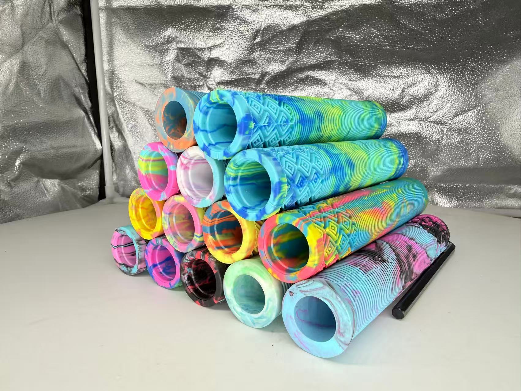 Bulk shipment of handle grips in all colors