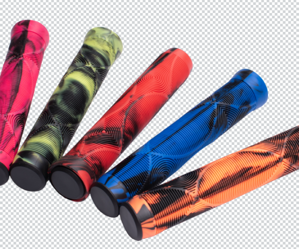 Anti-Slip Bicycle Handlebar Rubber TPE Grips Wholesale Colorful Two-Colors Combination Fashionable BMX Bicycle Handlebar Grip
