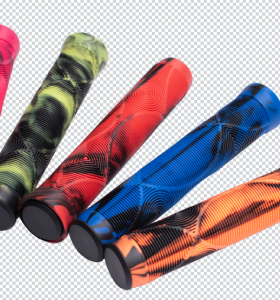 Anti-Slip Bicycle Handlebar Rubber TPE Grips Wholesale Colorful Two-Colors Combination Fashionable BMX Bicycle Handlebar Grip